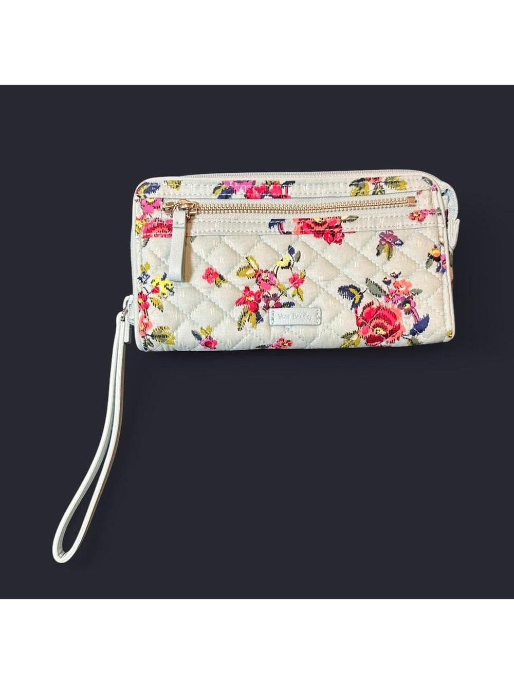 Vera Bradley Women's Multi and White Wallet-purs